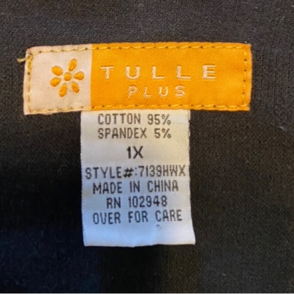 Tulle Black Corduroy Jacket/Coat. Plus size. Great condition. - Picture 11 of 11